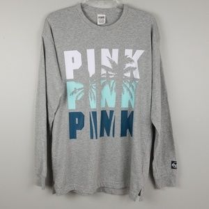 PINK | Victoria's Secret | Long Slv Tee | Sz S